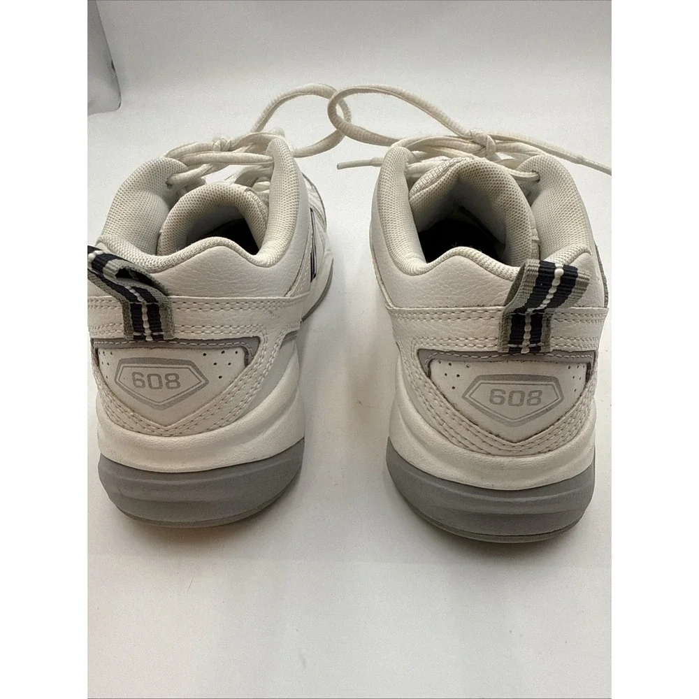 SNEAKER‎ RUNNING New Balance 608 V4 Womens Size 8 White Blue Athletic SHOES